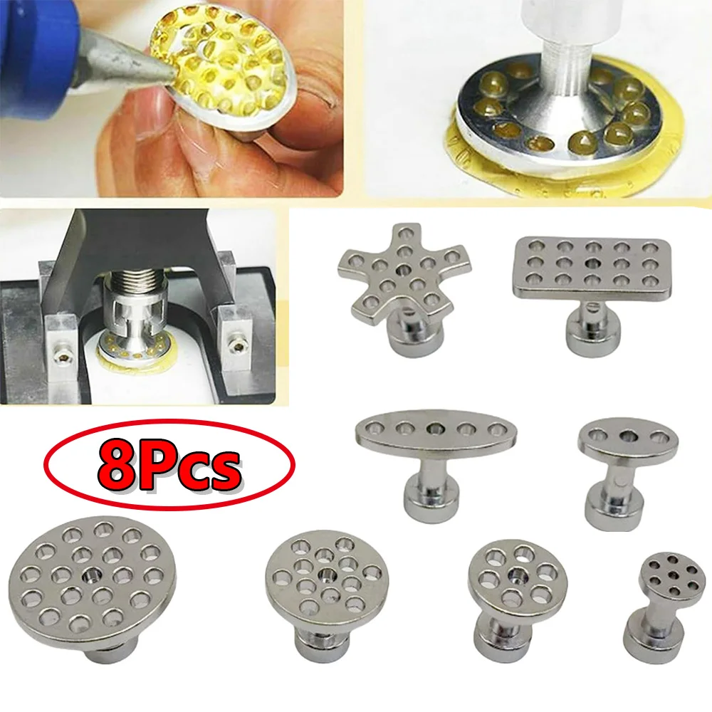 Car Body Paintless Dent Pulling Tabs, Glue Puller Tabs Remover Automobile Repair Set for Hailing Damage Dent Repair Tools