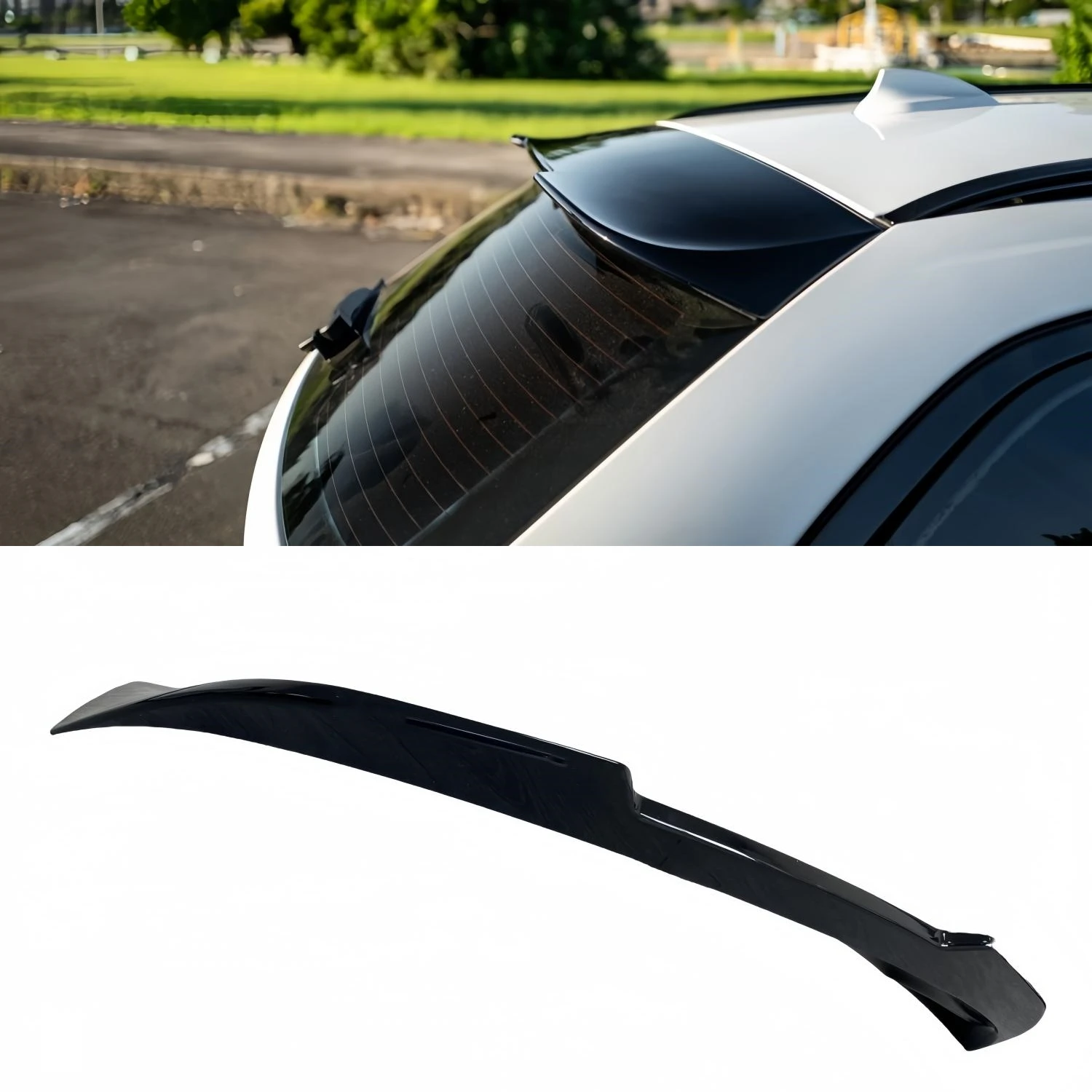 M Performance Style Gloss Black Rear Roof Spoiler Wings For BMW G21 320i 320d 330i 330d M340i M340d Touring 2019-2024 Bodykits