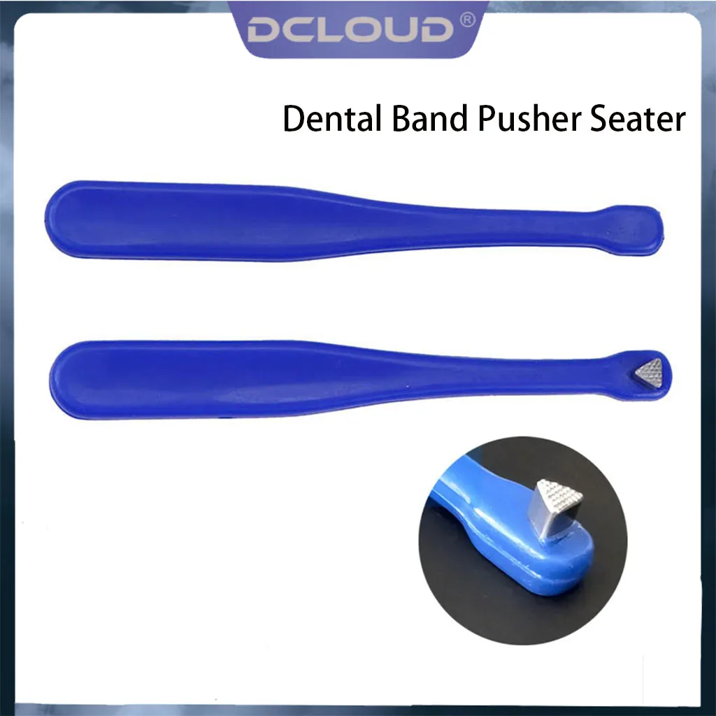 

1Pc Dental Orthodontic Molar Band Pusher Seater Manual Instrument Molar Bands Bite Stick Seating Serrated Tip Ring Push Lift