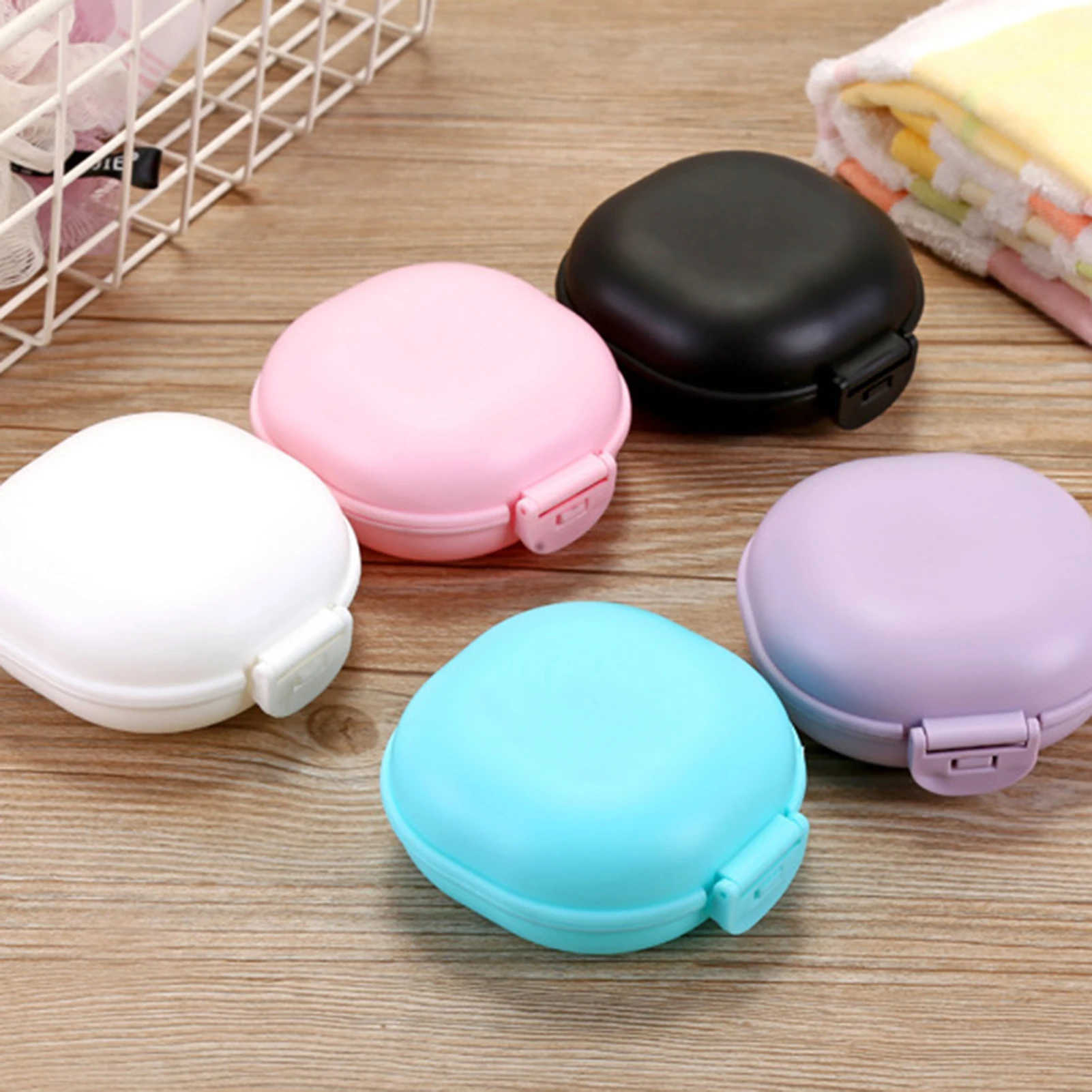 Soap Container Soap Container Waterproof Portable Soap Rest PP Buckle Lid Soap Case for Travel Home Hotel Dormitory Soap Holder