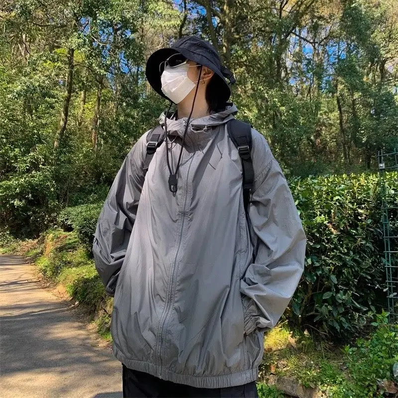 

Men's Summer Lightweight Outdoor Casual Sun Protection Jaet Breathable Ultra-Thin UV Protection Coat Trendy Brand Couple's ...