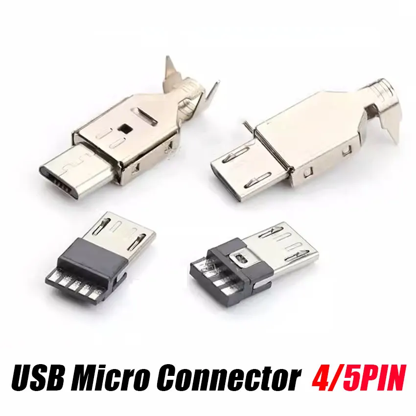 1-3PCS Mini USB Micro Connector Jack Tail Socket Connector Port Sockect For HiFi Audio Adapter