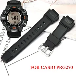 Resin Watch Band Suitable For CASIO PRG-270 Men Waterproof Rubber Strap Bracelet Wristband Watch Accessories