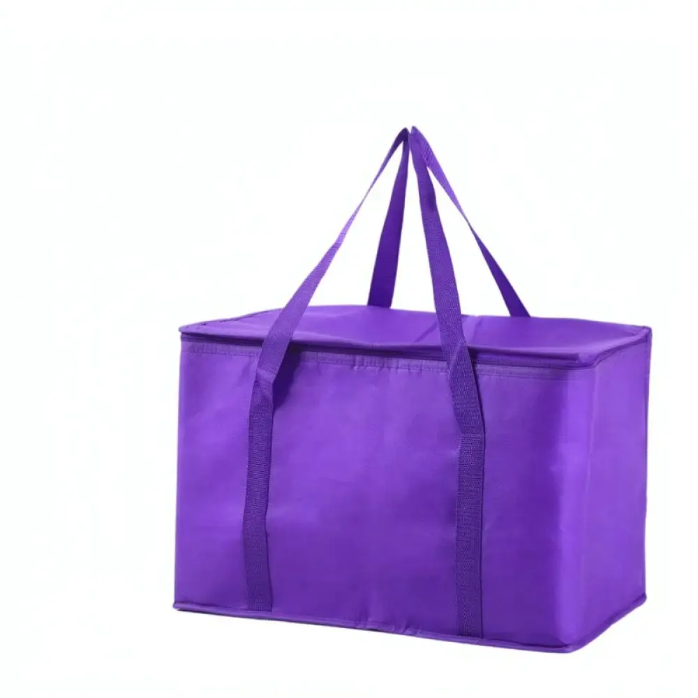 Large Capacity Thermal Insulated Cooler Bag Waterproof Picnic Tote Foldable Food Delivery Storage Case For Outdoor Activities