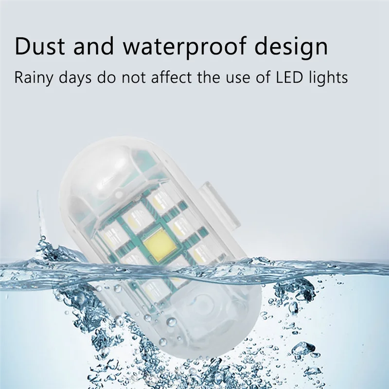 

Best Of 2025-2.4G Wireless Remote, Anti-Collision Signal Light With Flash Indicator, 9 Lamp Beads, USB Rechargeable