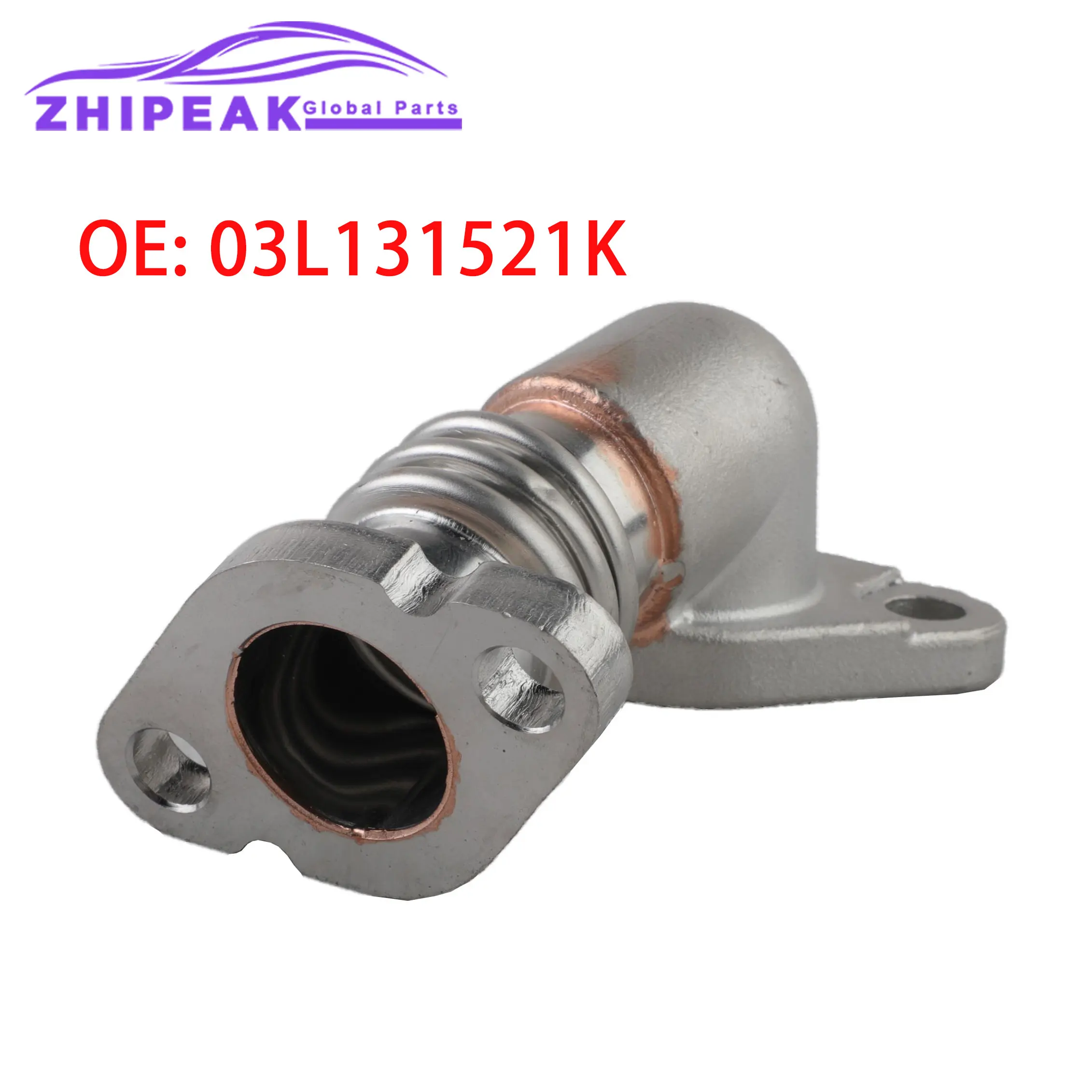 Válvula EGR para Carro 03L131521K, Mangueira de Recirculação de Gases de Escape (EGR) e Tubo de Conexão do Resfriador para VW Volkswagen Amarok 2HA 2HB S1B 2010