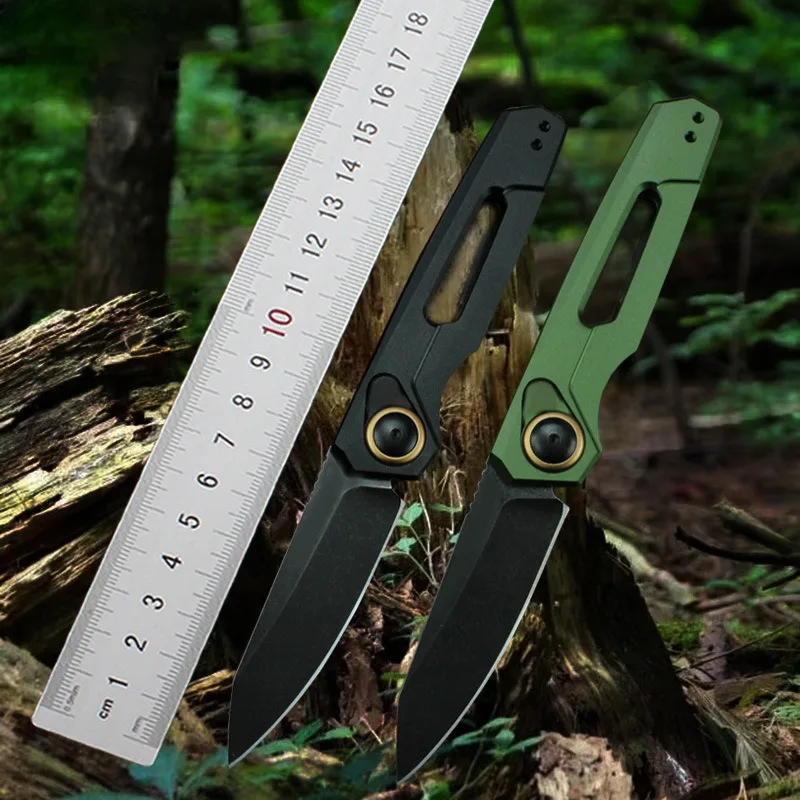 

7550 Folding Outdoor Camping Knife CPM154 Blade Aviation Aluminum Hunting Pocket Tactical EDC Tool Survival Knives EDC Multitool