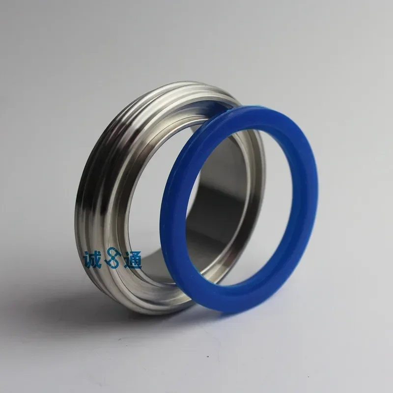 Free 5 Pcs Cocok 19-159 Mm OD Las SMS Union Biru Silikon Gasket Washer Sealing Cincin Homebrew Perbaikan penggantian