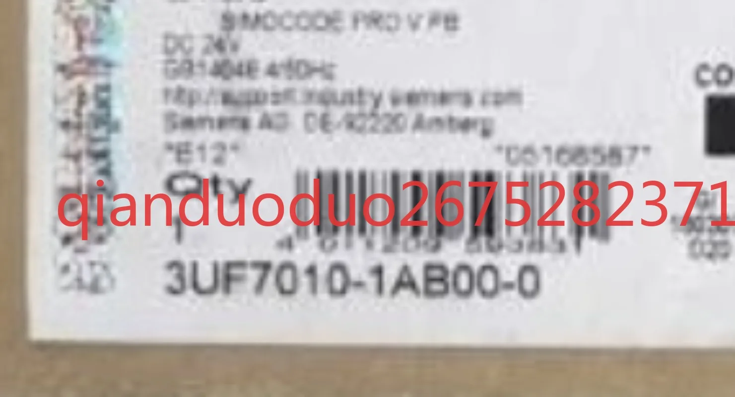 

3UF series motor protection control module 3UF7010-1AB00-0