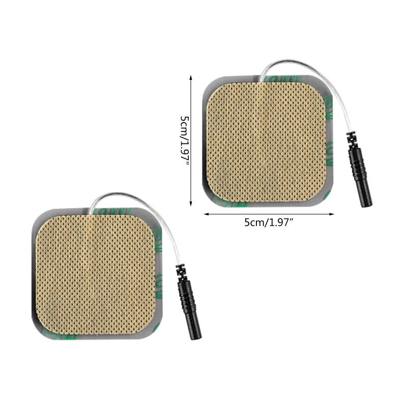 10 Pcs Reusable Electrode Pads Unit Pads for Tens Digital Therapy Machine