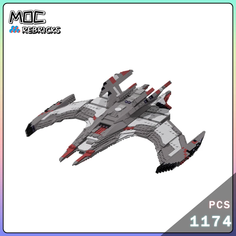 

Ultimate Collection Series Starship Fleet Battlecruiser Spaceship MOC Building Blocks Set Assembly Model Bricks Boy Toy