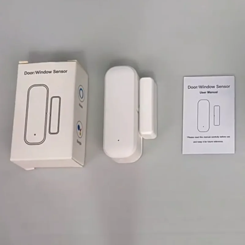

Датчик двери Tuya для домашней безопасности, Wi-Fi, умная охранная сигнализация для входа в окно, Alexa Google Home, совместимые датчики охранной сигнализации