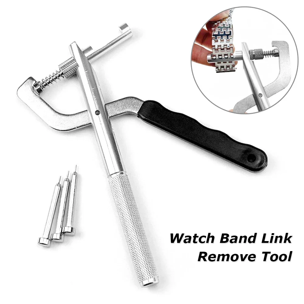 Watch Band Strap Link Pins Remover Repair Tool Metal Watchband Removal Tools Handheld Pliers Link Pin Puncher for Watchmaker 