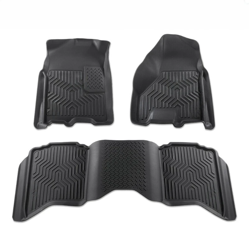 

Fit For 09-18 Dodge Ram 1500 Crew Cab All Weather TPE Floor Mats Full Set Liners United States