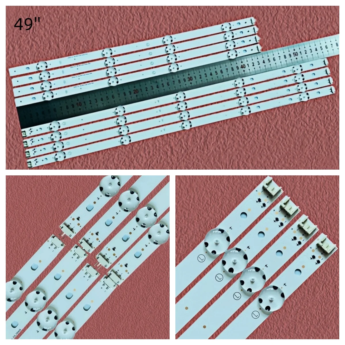

Новая светодиодная лента для 49UF6400 49UF6407 49LF510V 49UF640V NC490DUE-SADP2 E-WICOP-49INCH-UHD-FHD-REV05 GAN01-1255A-P1