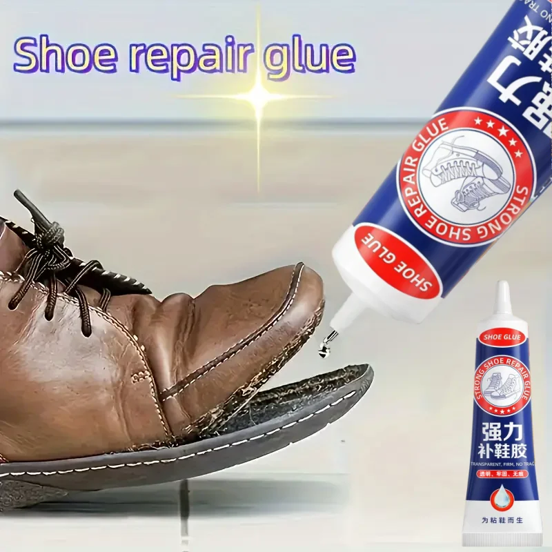 2PCS Strong Shoe Glue - 2.0 Fl Oz (60ml) for Sneakers, Synthetic Leather & Crafts, Durable Bond & Pro Repair, Precision Nozzle​