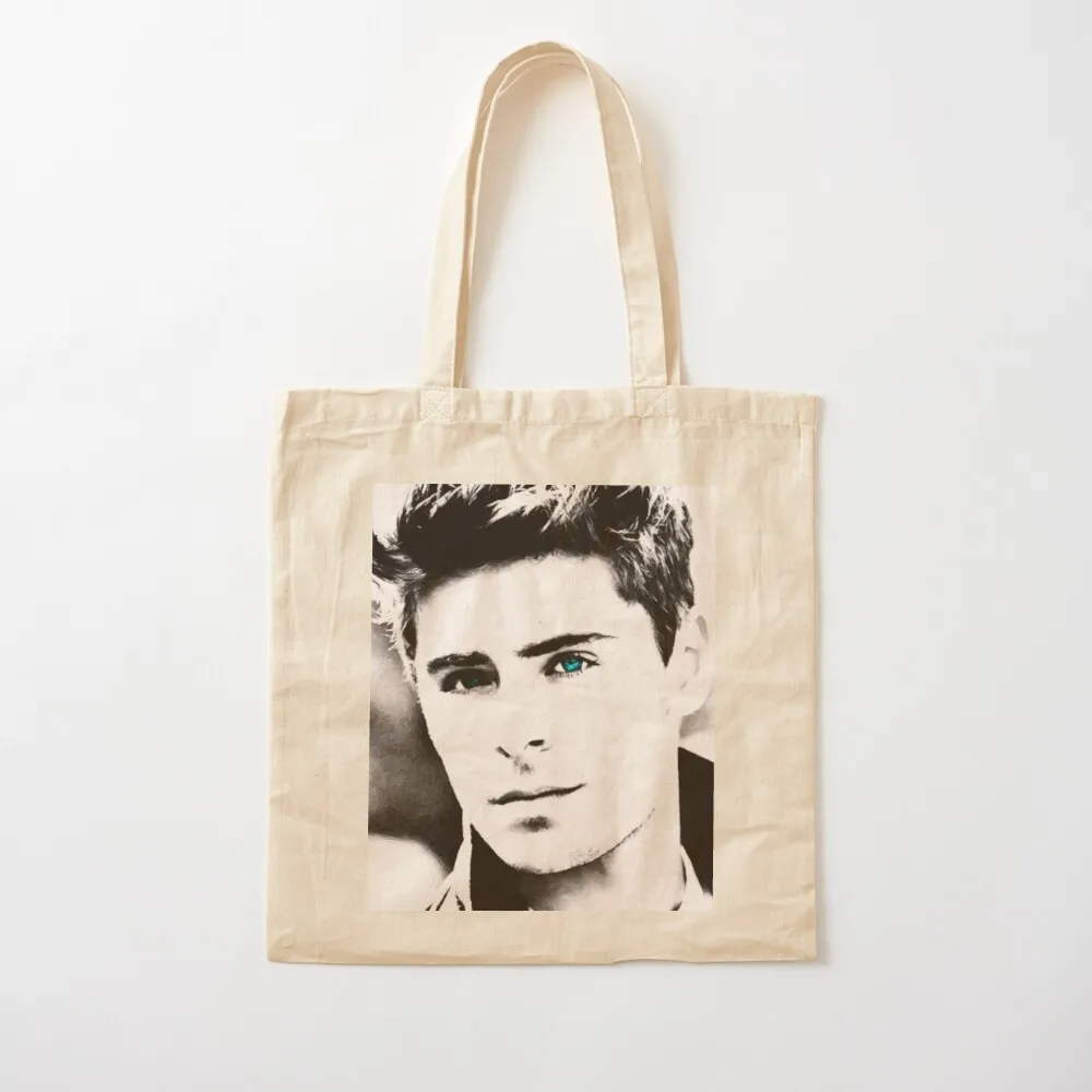 Zac Efron Tote Bag bags woman 2025 Gift bag custom tote bag Canvas Tote