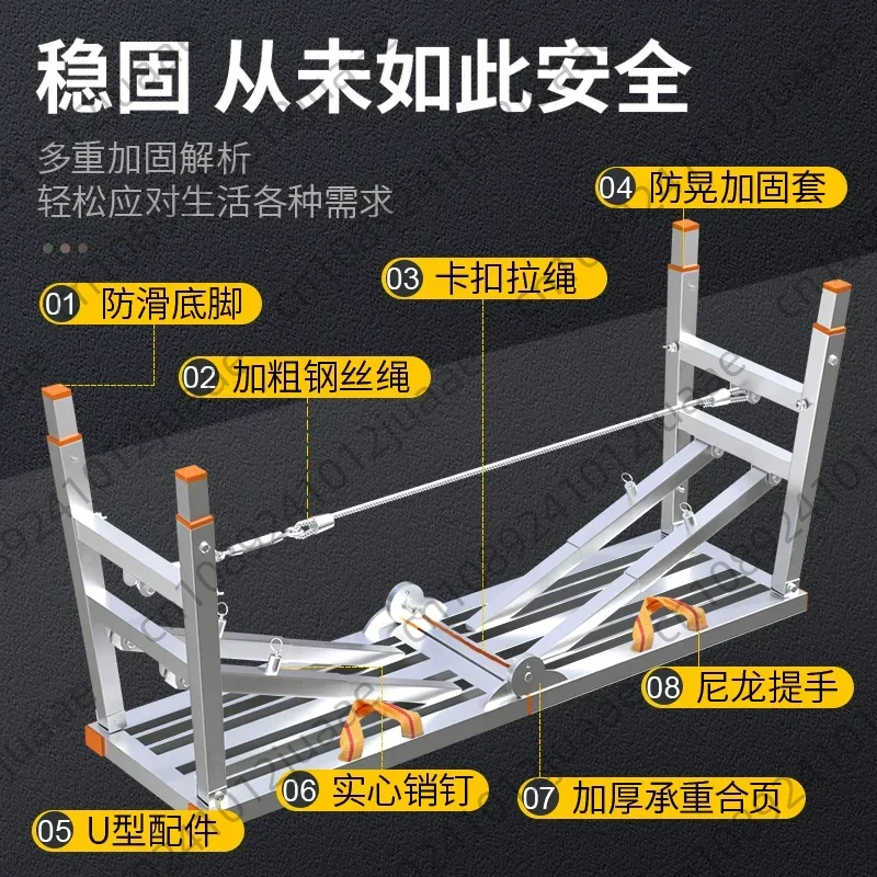 Thickening Decoration Portable Horse Stool Lifting Scaffolding Construction Engineering Ladder Platform