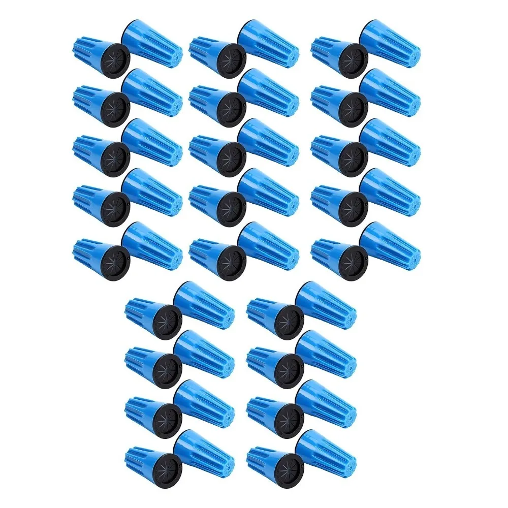 50pcs IP65 Rated Twist Lock Wire Connectors Silicone Material Waterproof Design Waterproof Wire Caps UL Listed