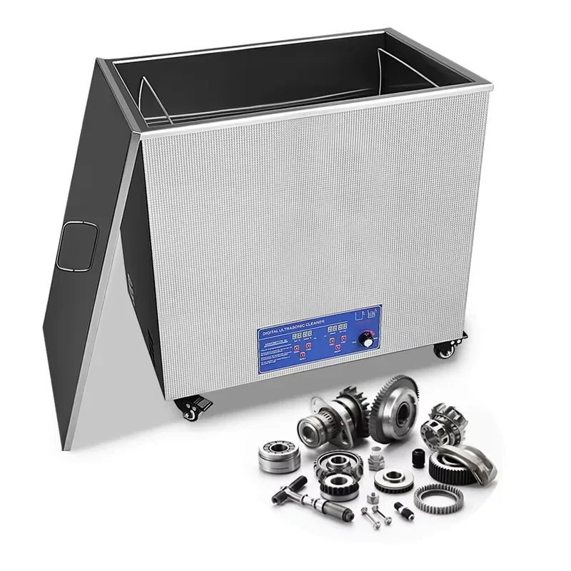 Stainless Steel Ultrasonic Cleaning Machine Industrial 38 Liters 40kHz Parts Washer Engine Auto Injector