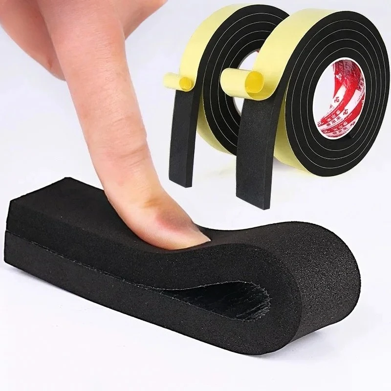 2-10MM Shockproof Foam Sealant Strip EVA Sponge Single-sided Tape Buffer Anti-collision  Car Foam Pad Sound Insulation Foam Tape