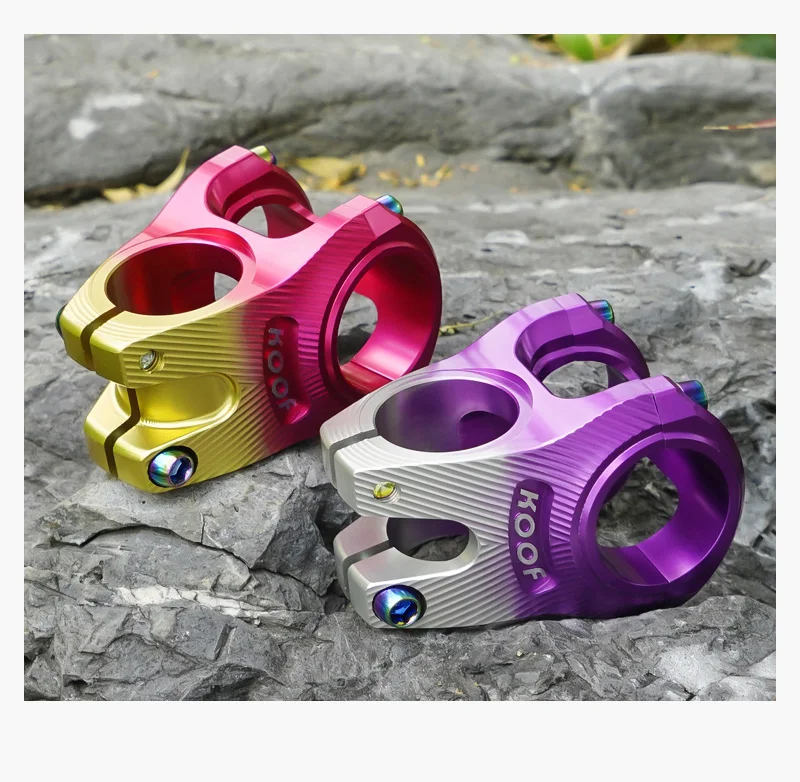 

KOOF Bicycle Stem 31.8 * 35mm High Strength Aluminum Alloy Speed Drop CNC Stand Pipe Accessories Mountain Bike Stem