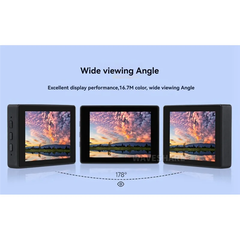 

ESP32-S3 2,41-дюймовый AMOLED сенсорный экран макетная плата 600X 450 ESP32 дисплей с чехлом для HMI LVGL GUI ESP-IDF-N33R