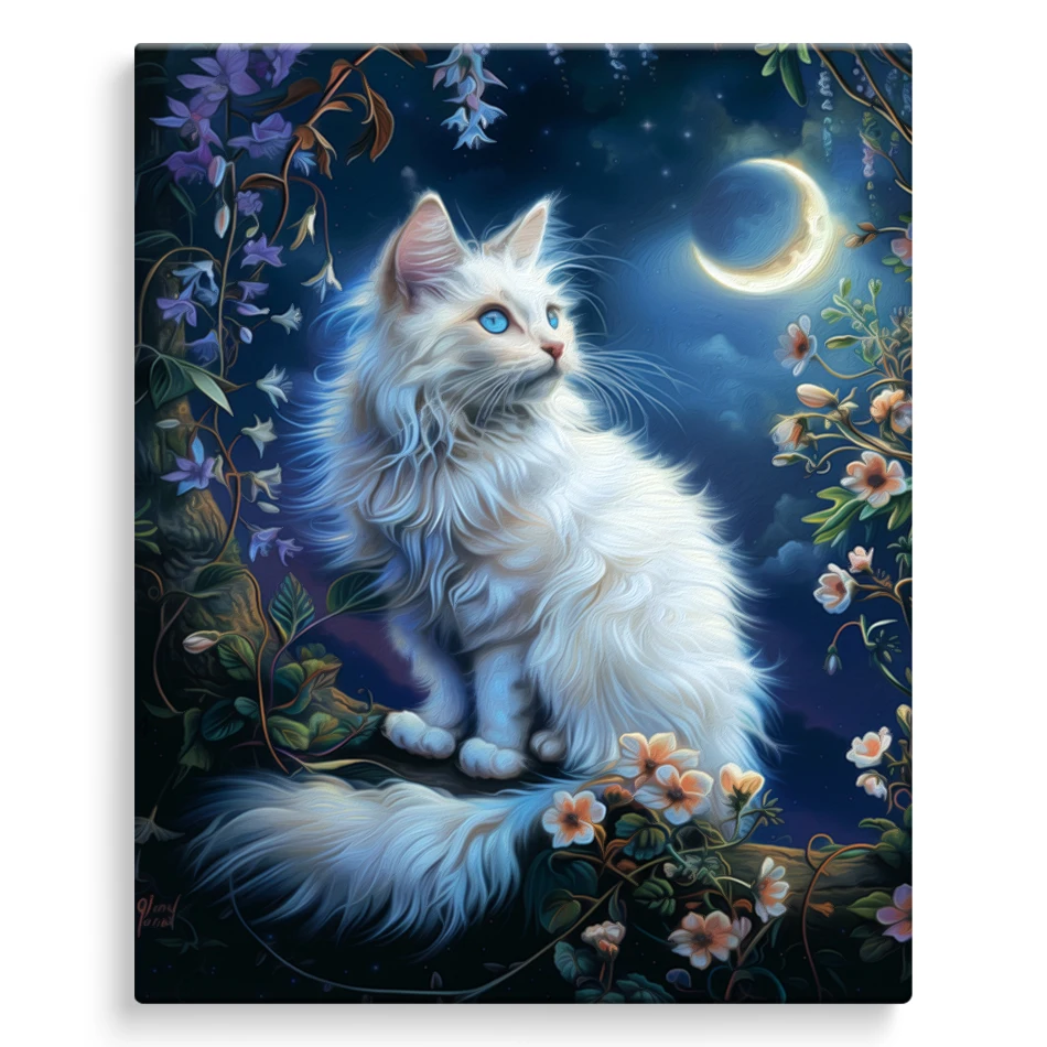 

SDOYUNO Painting Paints By Numbers Animals White Fox Personalized Gift Frame Drawing On Canvas Paint Pictures By Numbers Diy Set