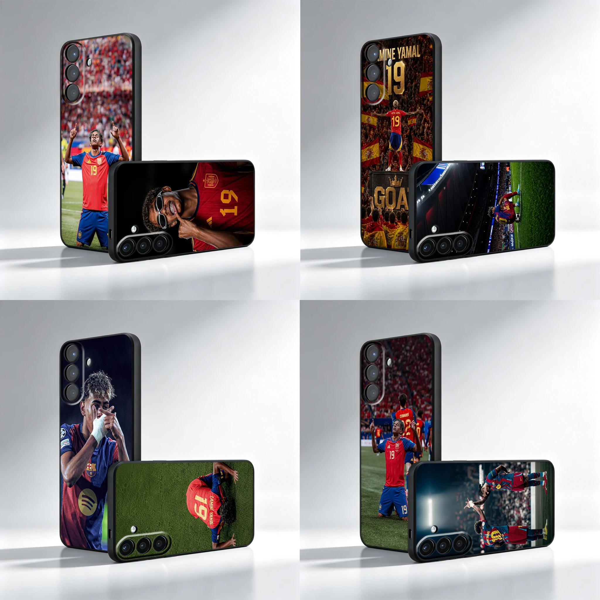 Football 19 L-Lamines Phone Case For Samsung A16 A26 A27 A37 A56 A57 A05S A06 A04S A55 A54 A35 A34 A25 A24 A15 A14 A71 A51 A50S