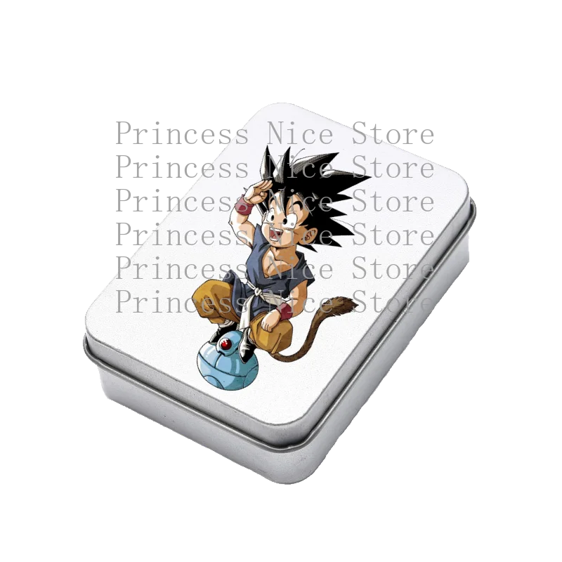 صندوق تخزين Son Goku، صندوق تخزين كرتوني رائع، حافظة حماية رائعة، مشابك شعر رائعة، صندوق تغليف للطلاب، هدية
