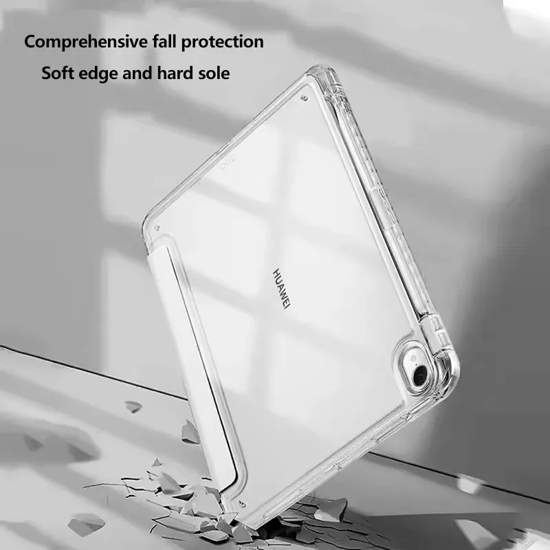 Clear Leather Tablet Case for Huawei MatePad 11.5 SE 11 11.5 S Air 11.5 11 Paper Matte Pro 11 10.8 10.4 Shockproof Protect Cover view 5
