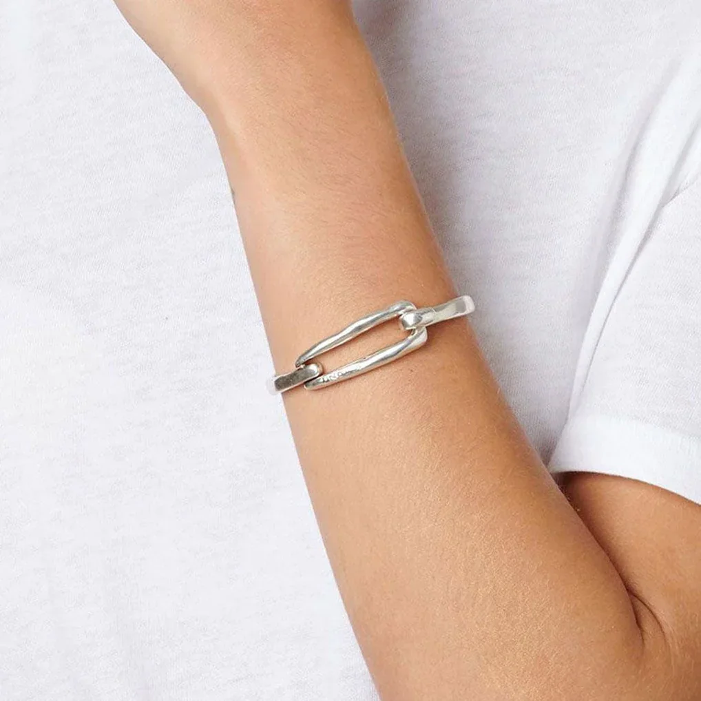 UNOde50 Silver & 18K Gold Plated Charming Bracelet - Elegant, Fashionable, Great Deal