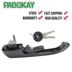 Car Black Front Rear Door Handle + Lock key For VW LT 28-35 Right/Left 251837205B 251837205H 113837205MS With 2 KEYS