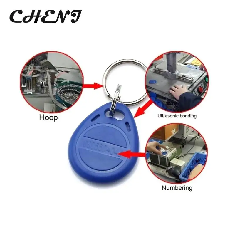 RFID-брелки перезаписываемые, 125 кГц, EM4100