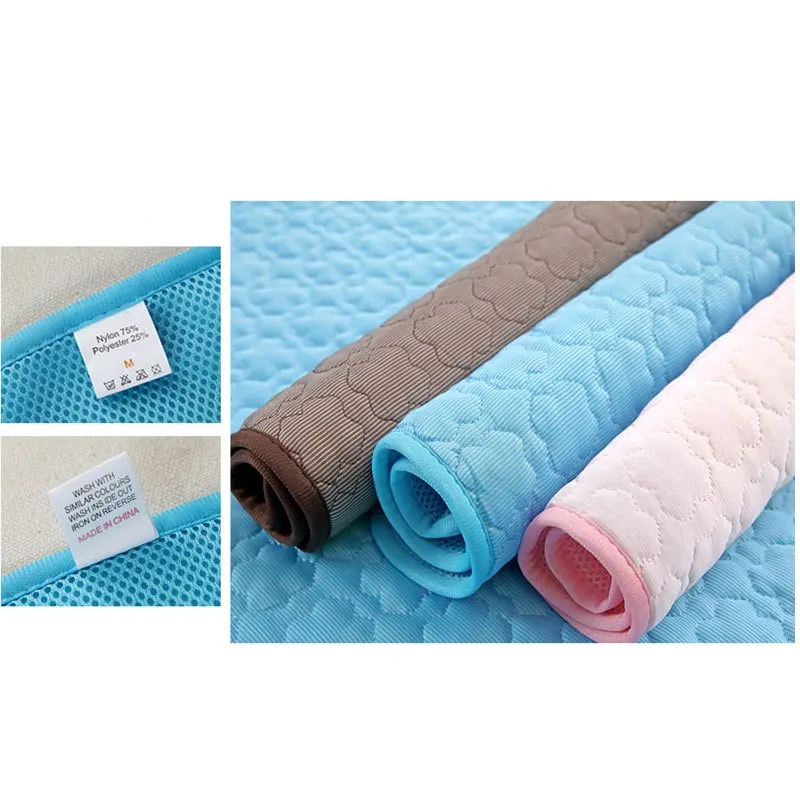 Summer Pet Cat and Dog Cool Pad Ice Cold Feeling Cooling Pet Pad Sofa Mat Cat Bed Dog Bed Accessories Refreshing Supplies Home