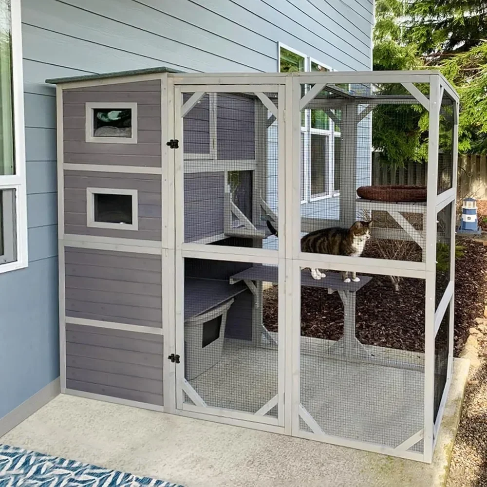 Catio Cat House Outdoor Kitty Enclosures 77