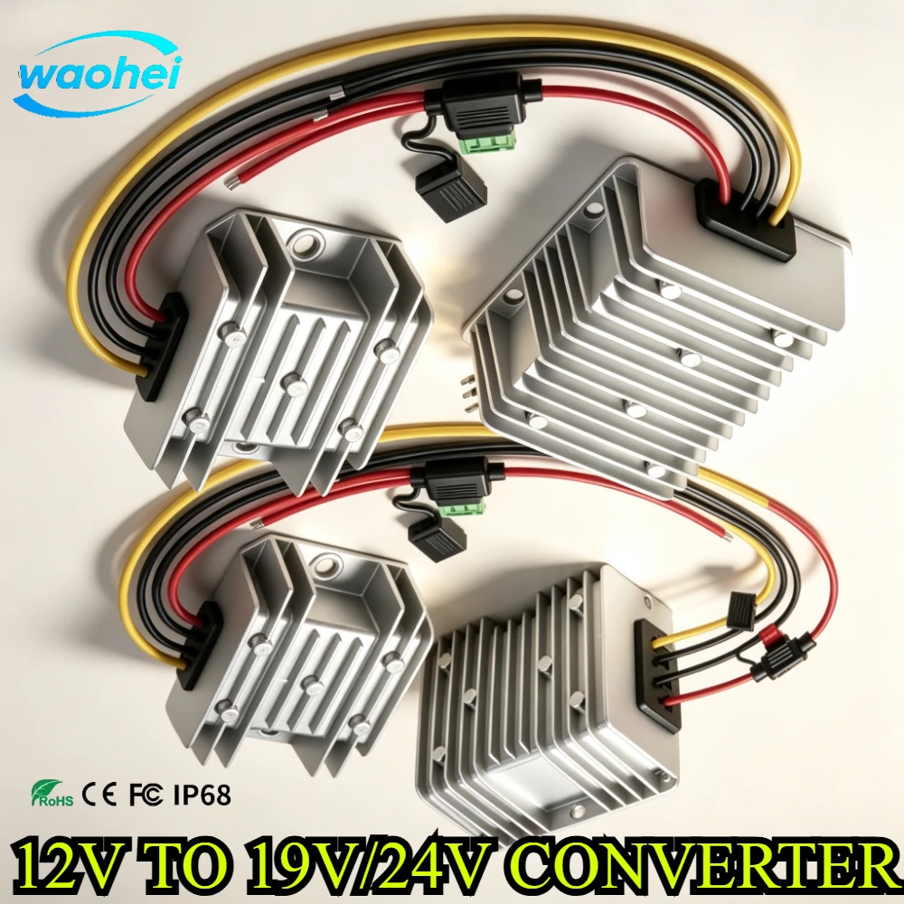 12V to 24V 19V 3A 5A 10A 15A 20A DC DC Step-up Converter 12 Volt to 19 Volt Booster Car Laptop Power Supply High Quality ROHS