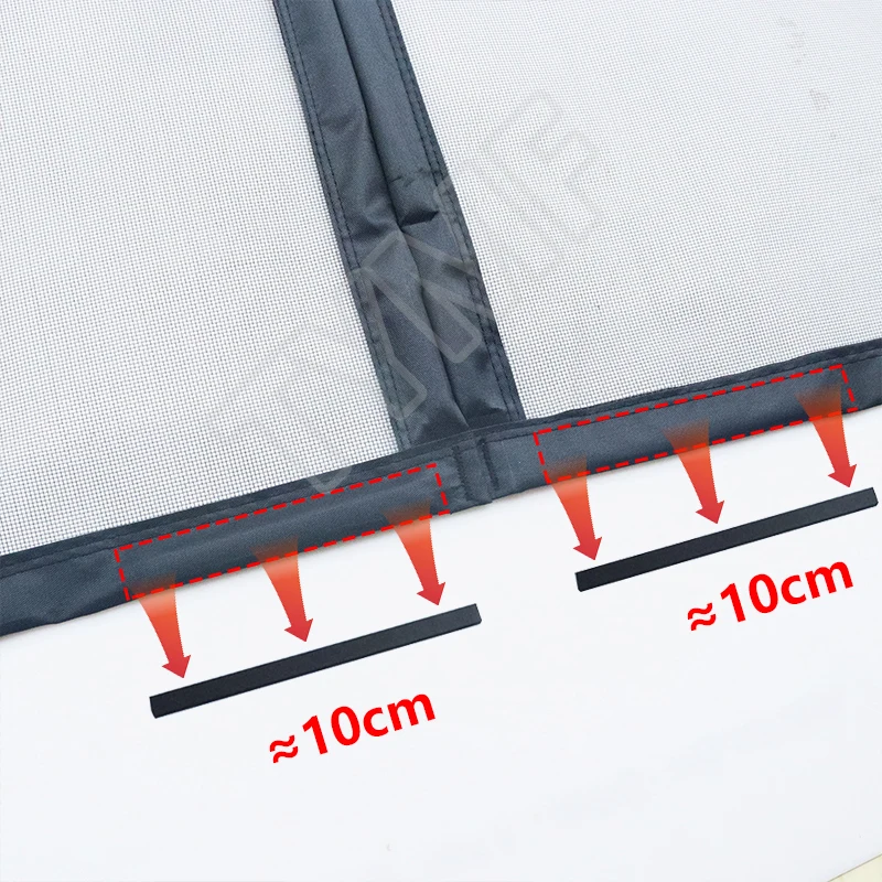 DTGJ Magnetic Door Screen Very High Mosquito Net Custom Size Anti Insect Mesh Automatic Closing Curtain Applicable To Glass Door