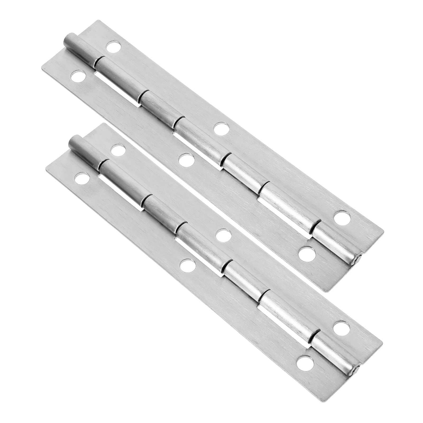 

2pcs 6 Inch Stainless Steel Hinge Heavy Duty Continuous Piano Hinges Flush Cabinet Door Hardware Wooden Box Table