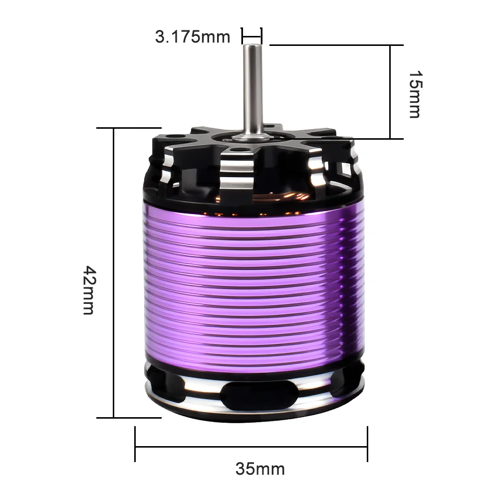 9IMOD 3542 Brushless Motor 1630KV 2250KV Outrunner Motor 1/10 1/12 for RC Crawler Car Axial SCX10 Traxxas TRX-4 TRX-6 Tamiya
