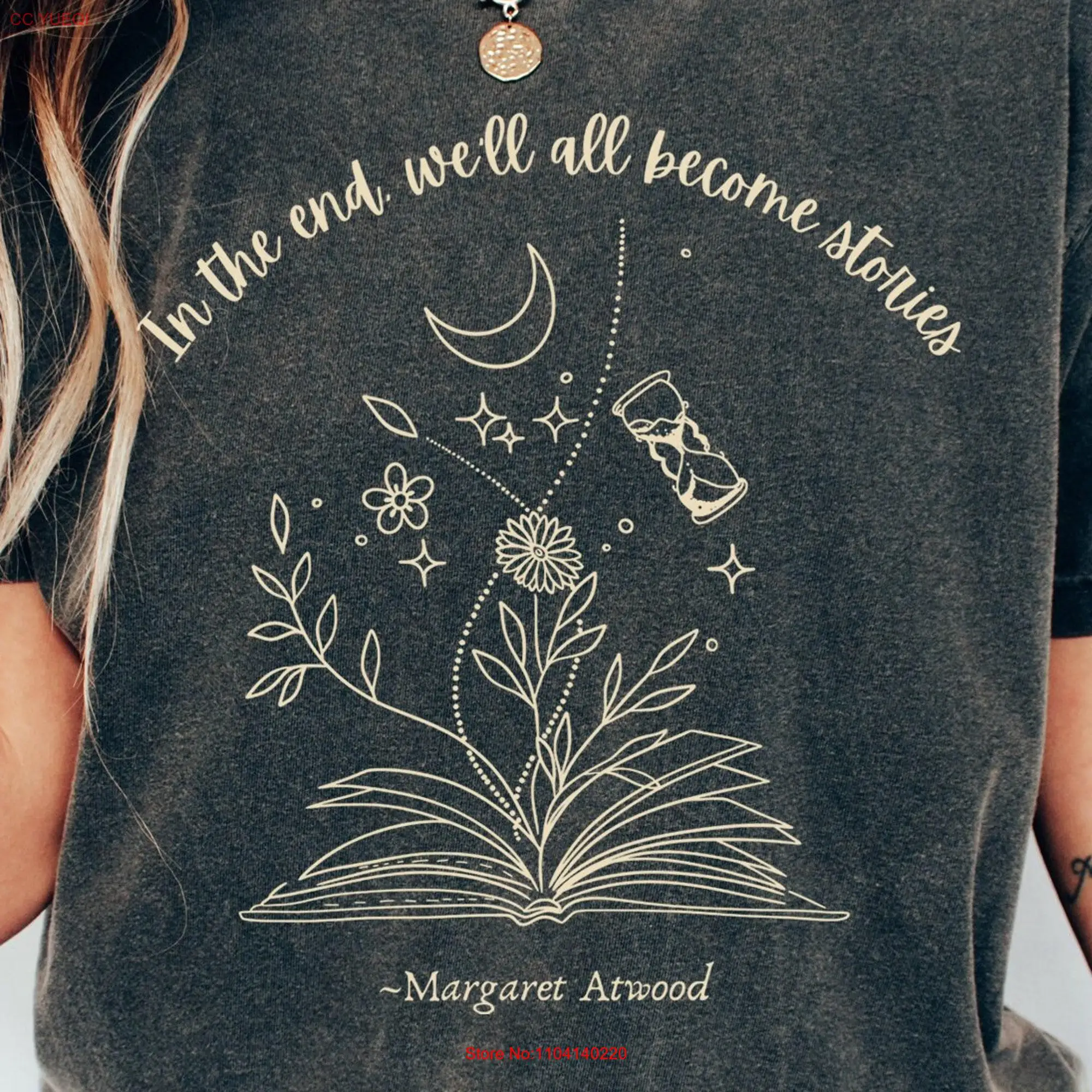 

Футболка с длинным или коротким рукавом для любителей книги