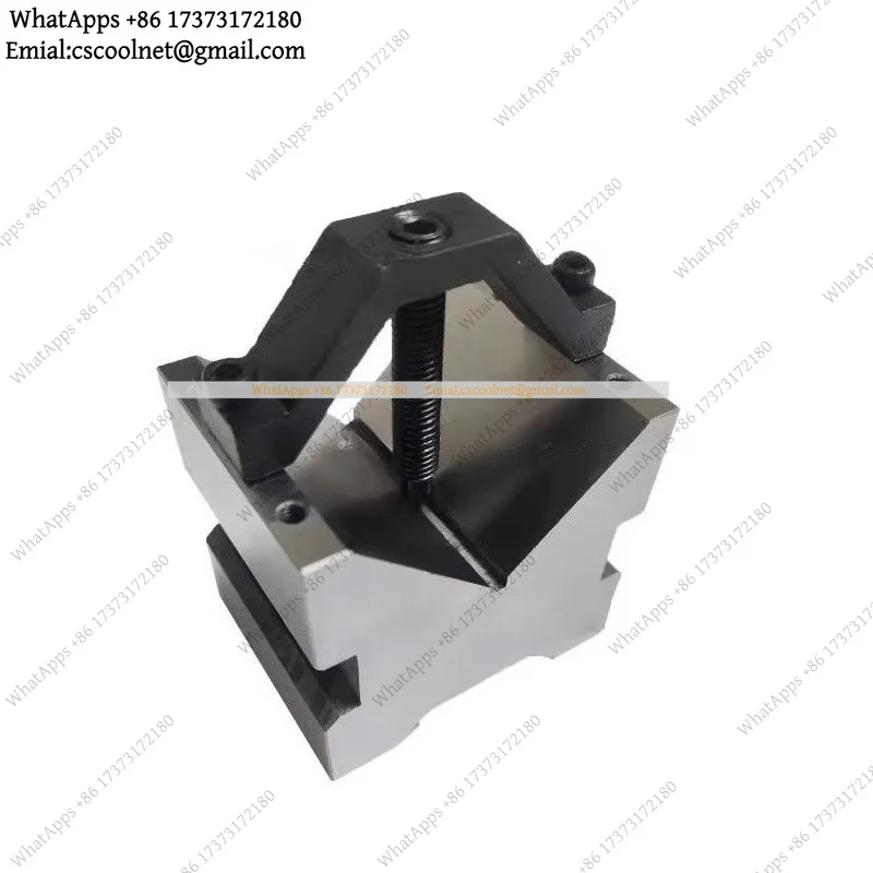 k3 Precision V-Block with Clamp V30 V33, Steel Pressing Plate for Cylindrical Workpiece Holding, Machine Tool Accessory