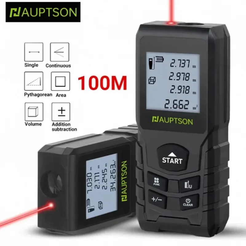 

HAUPTSON 70/100M Laser Rangefinder Distance Meter Rangefinder Laser Tape Range Finder Building