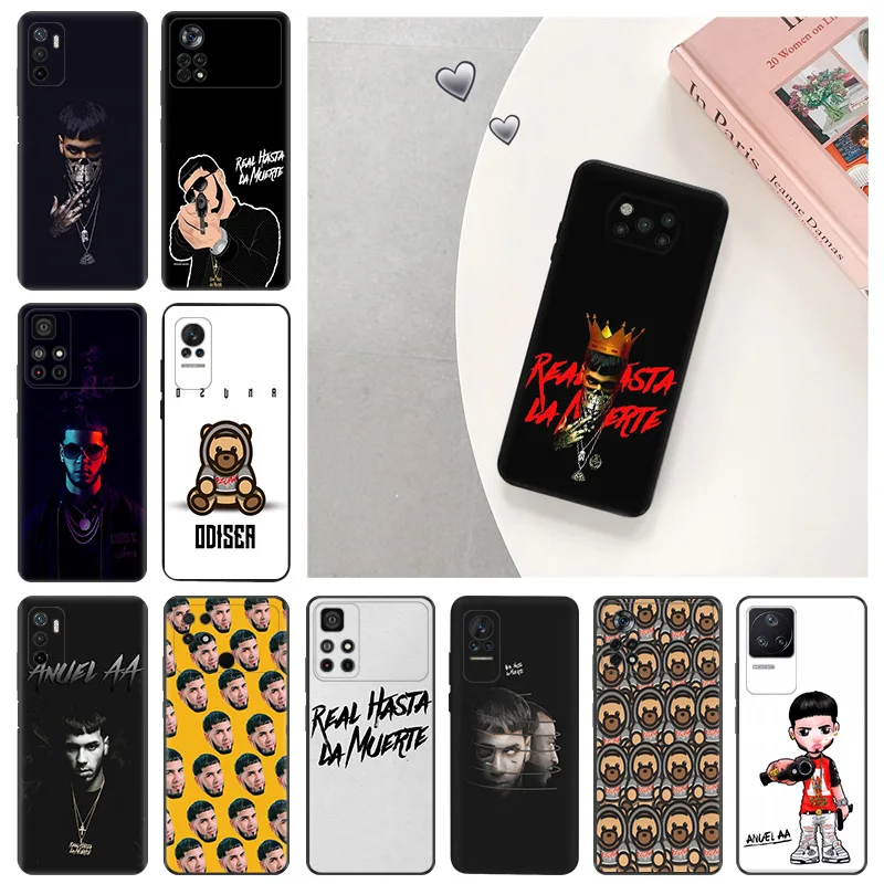 Silicone Soft Phone Case for Xiaomi Poco F5 X3 X4 X5 F3 F4 F1 M3 M4 M5 M5s C61 14 Pro Redmi A3 A3x Ozuna Rapper Anuel AA Cover