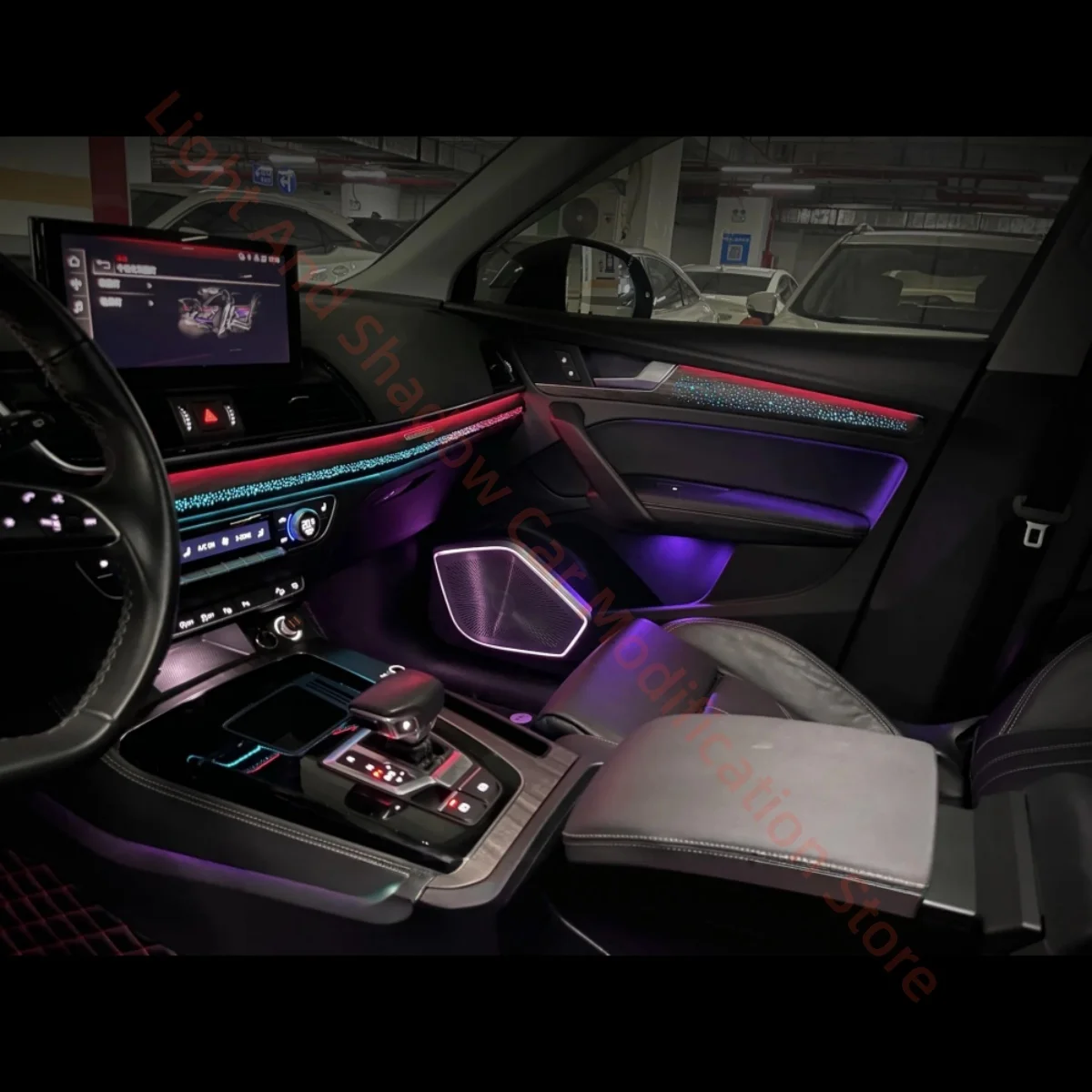 Ambient Light For Audi Q5/Q5L 2018-2025 Atmosphere Lamp Car interior lighting Upgrade car accessories Screen &APP control new