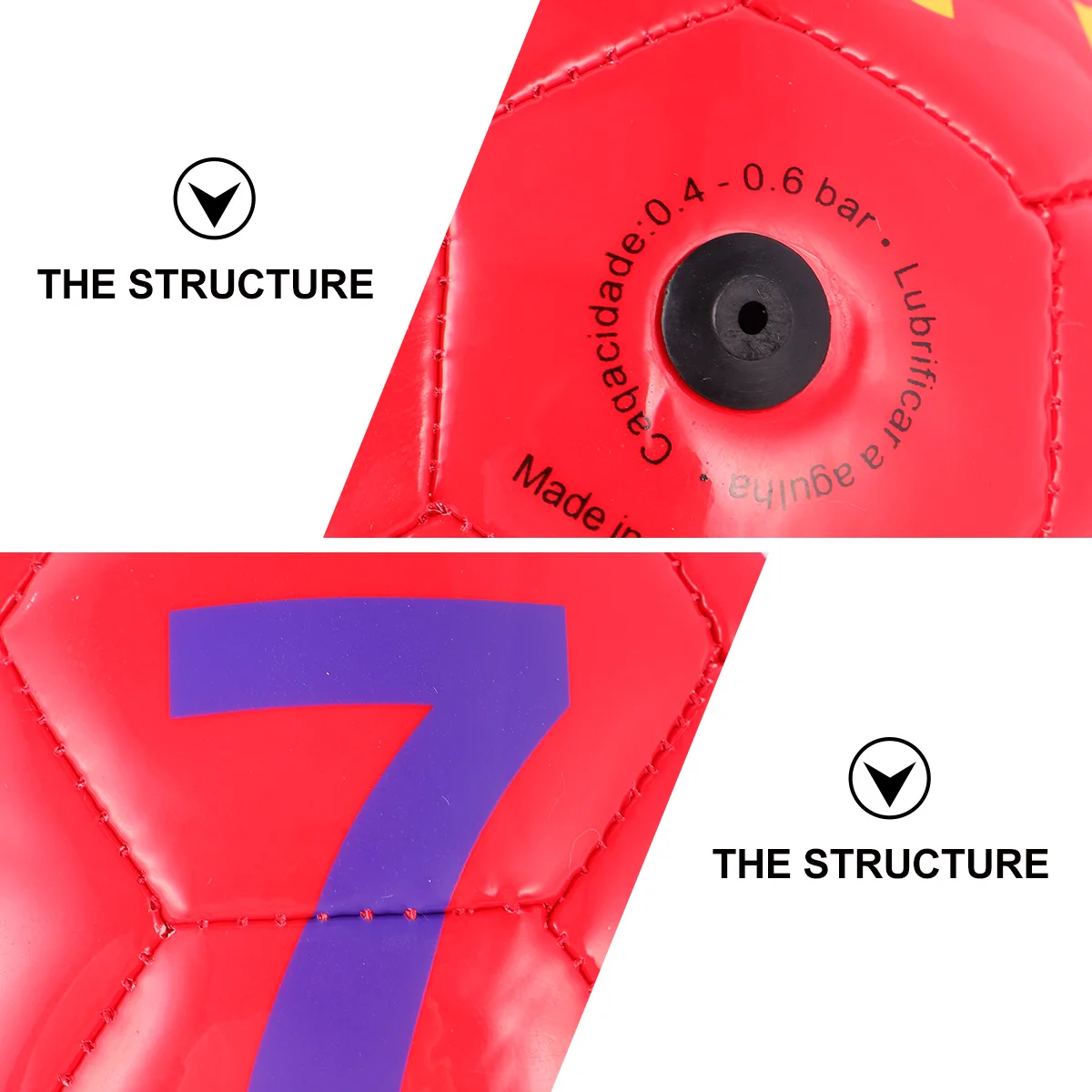 

Ball Toy Kid Colorful Football Shaped Ball Outdoor Parents and Children Early Educational Elastic Ball Toy for Boy Girl (Random