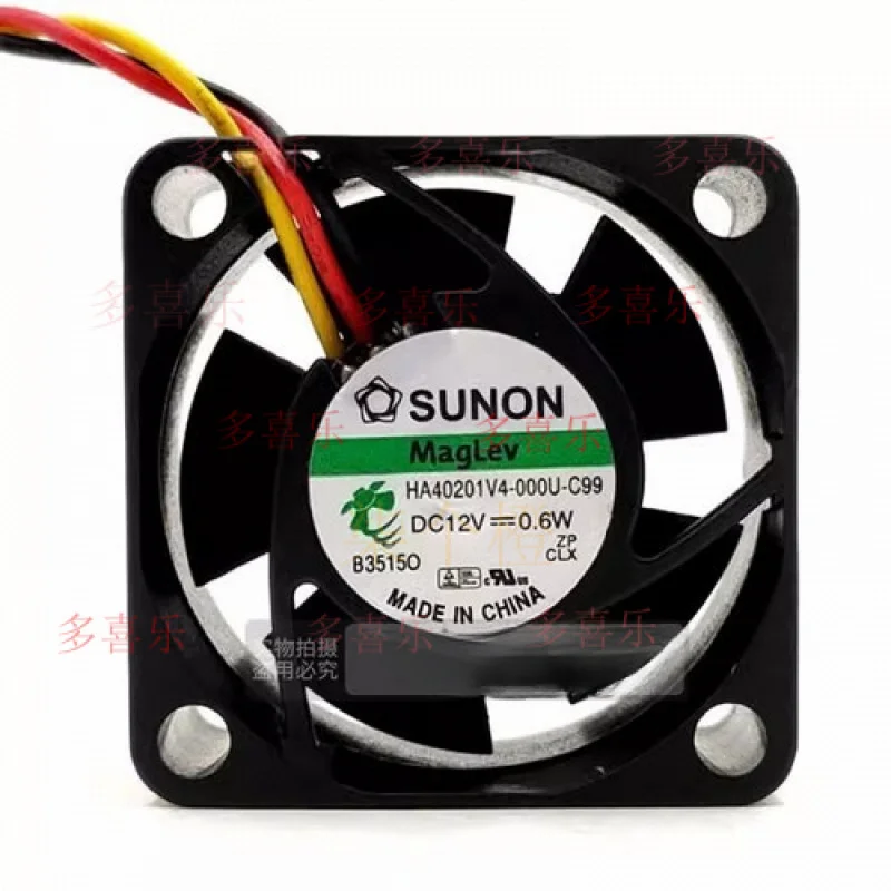 

EE for SUNON HA40201V4-D000-C99 4020 DC12V 0.6W 4CM 3-Wire Silent Cooling Fan