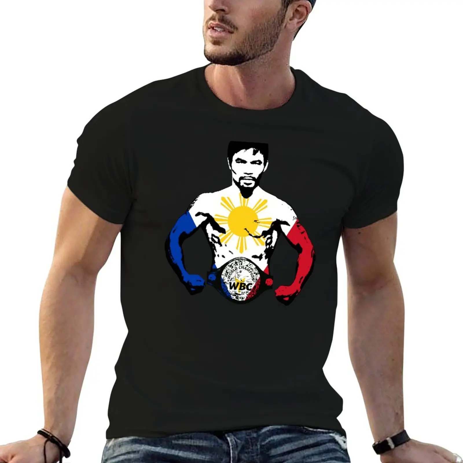 

MANNY PACQUIAO T-Shirt man t shirt luxury man t shirt summer cotton t shirt pack T-shirt