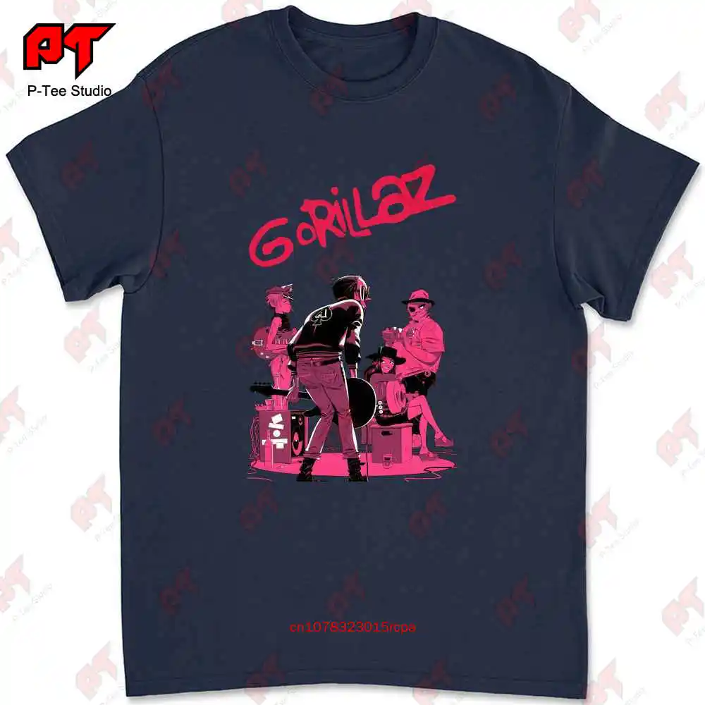 Gorillaz Art T Shirt Damon Albarn And Jamie Hewlett Demon Days Size S 5Xl SENO