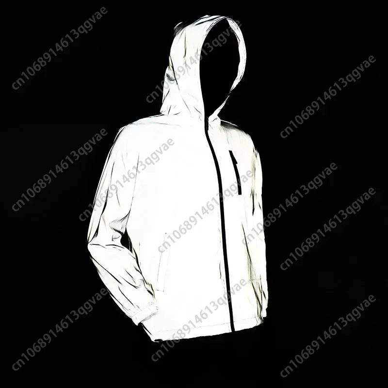 Limp Bizkit Metal Rock Band Reflective Jacket Mens Womens Coat Hooded Windbreaker Pocket Jackets Cycling Custom Made Hoodie